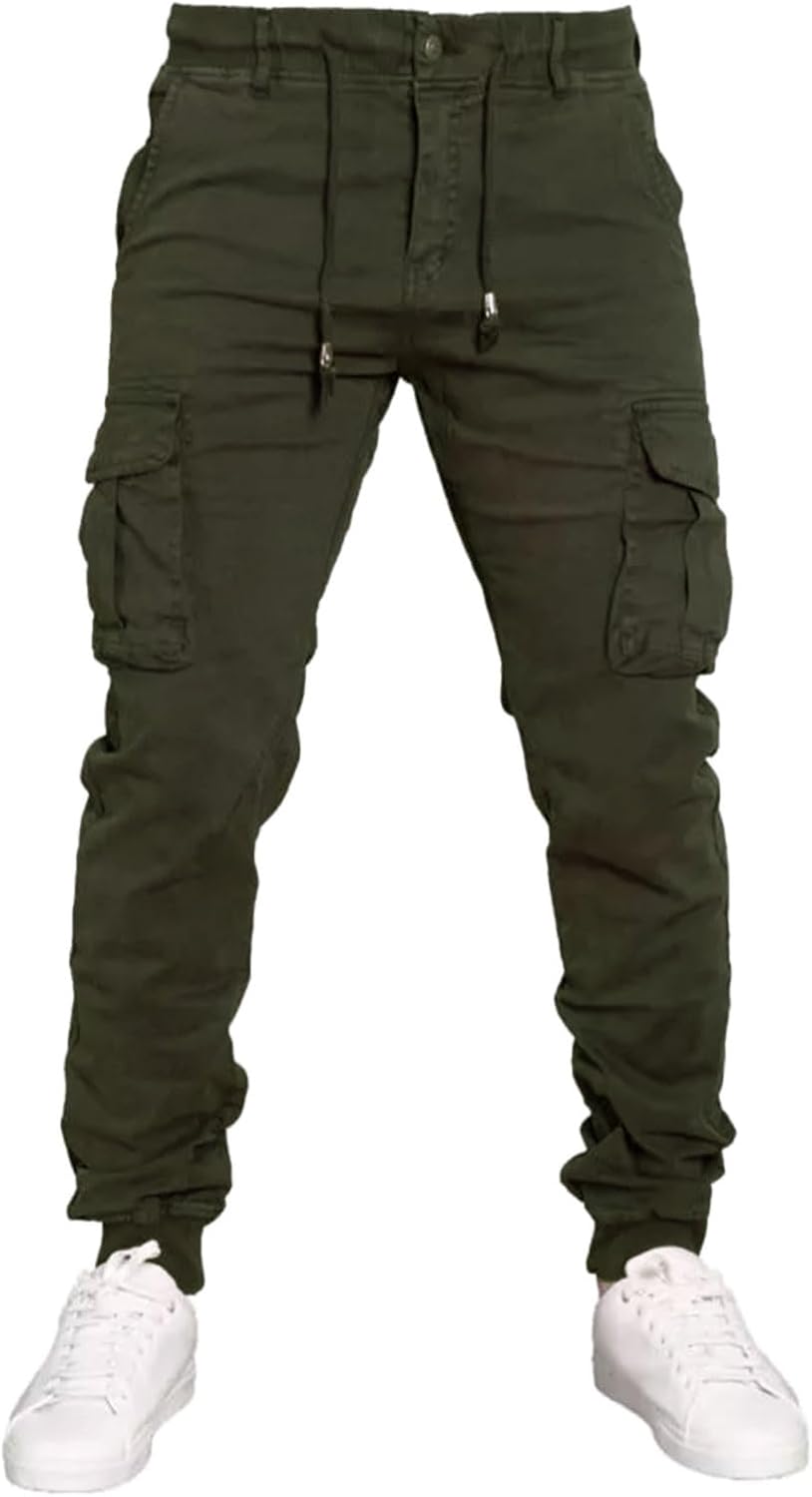 Pantalon Cargo en Coton Hommes