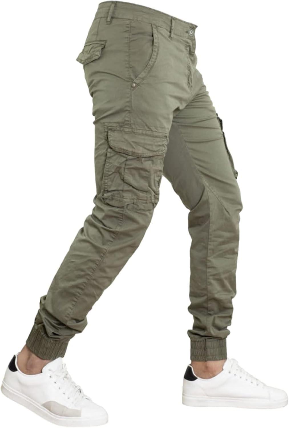 Pantalon Cargo en Coton Hommes