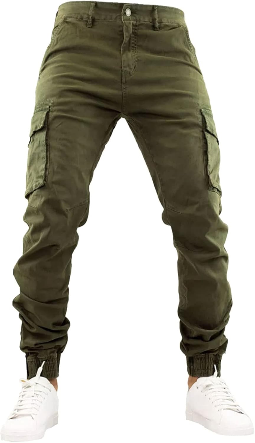 Pantalon Cargo en Coton Hommes