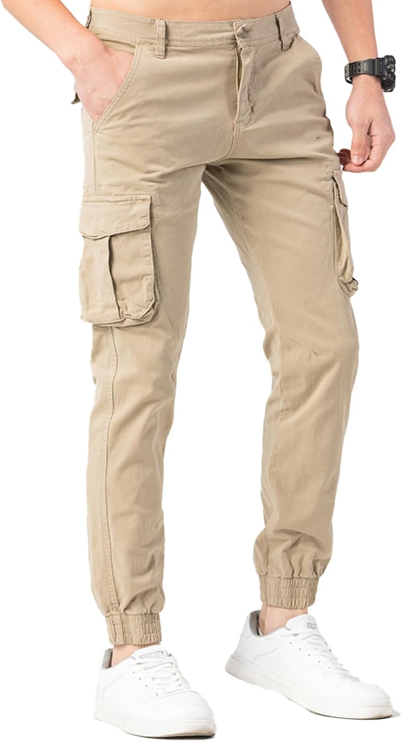 Pantalon Cargo en Coton Hommes