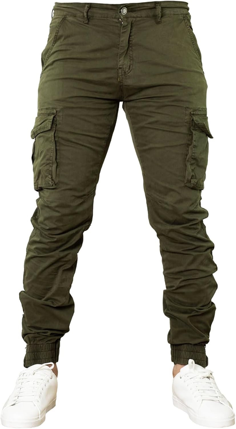 Pantalon Cargo en Coton Hommes
