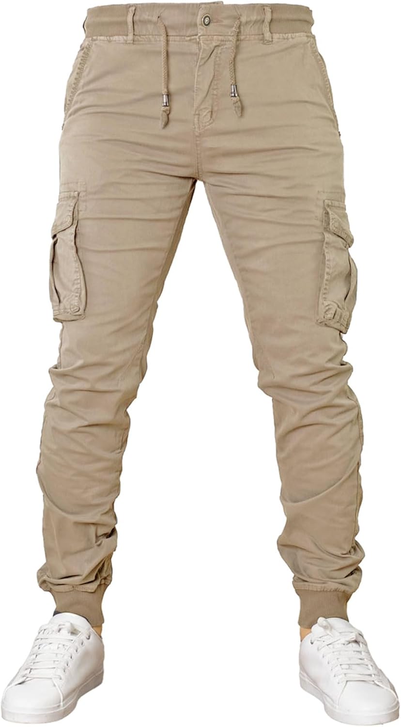 Pantalon Cargo en Coton Hommes