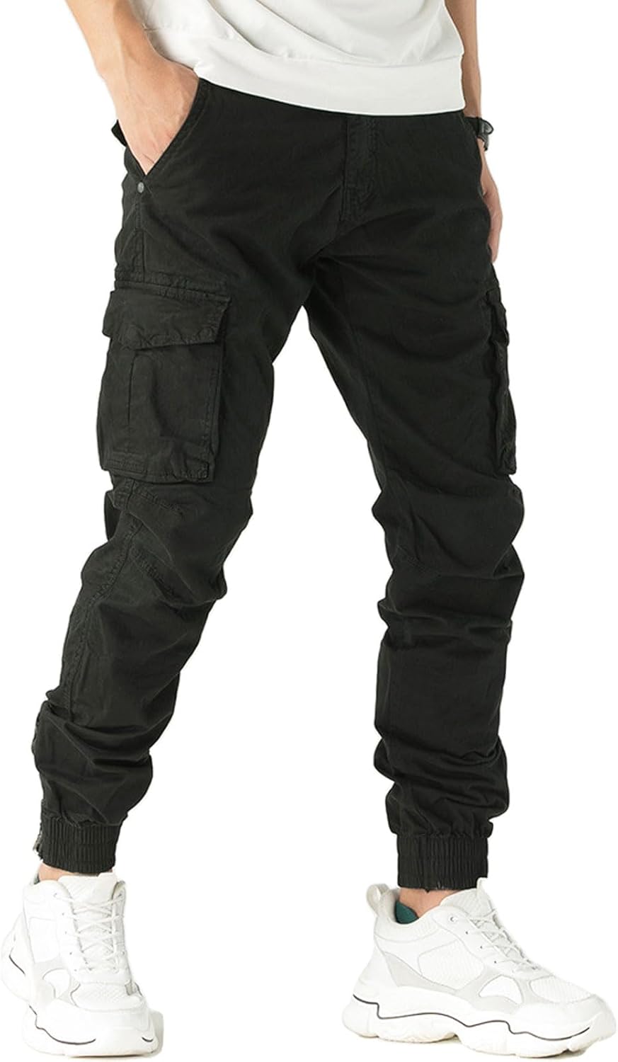 Pantalon Cargo en Coton Hommes