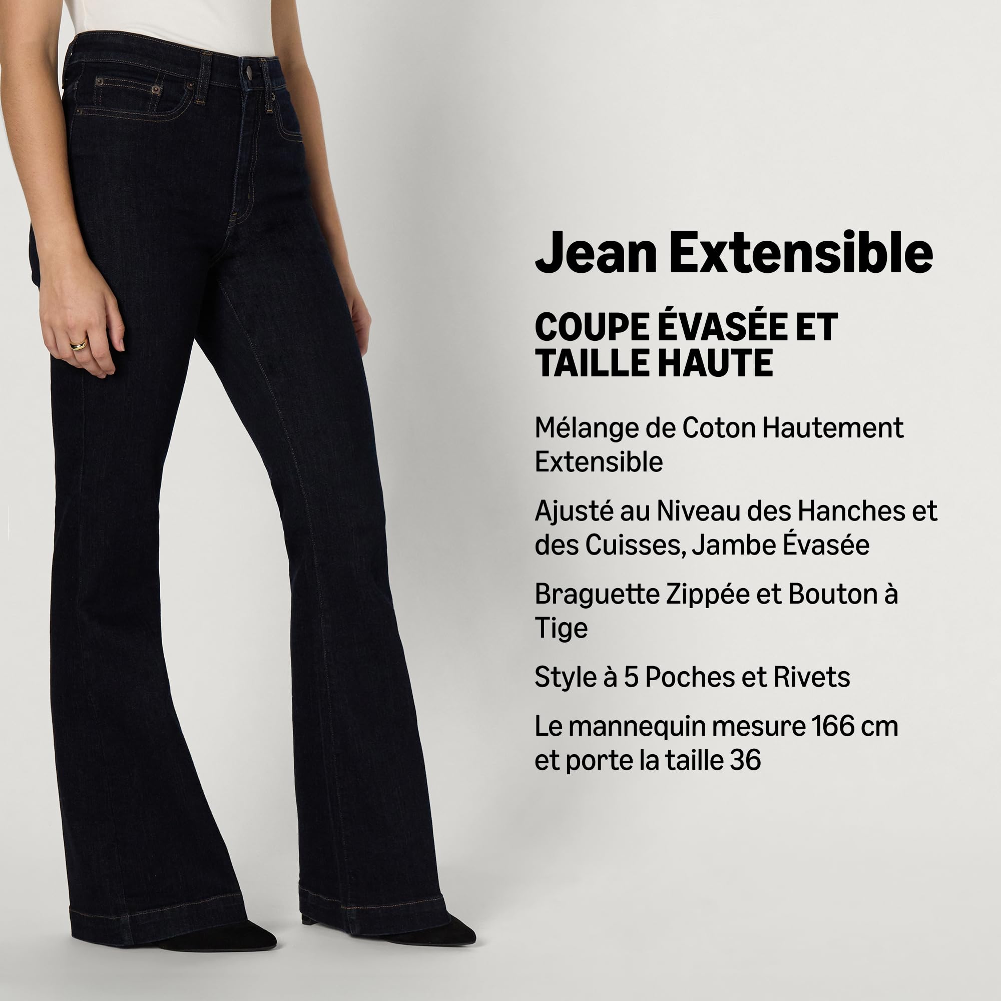 Jean bootcut Femme