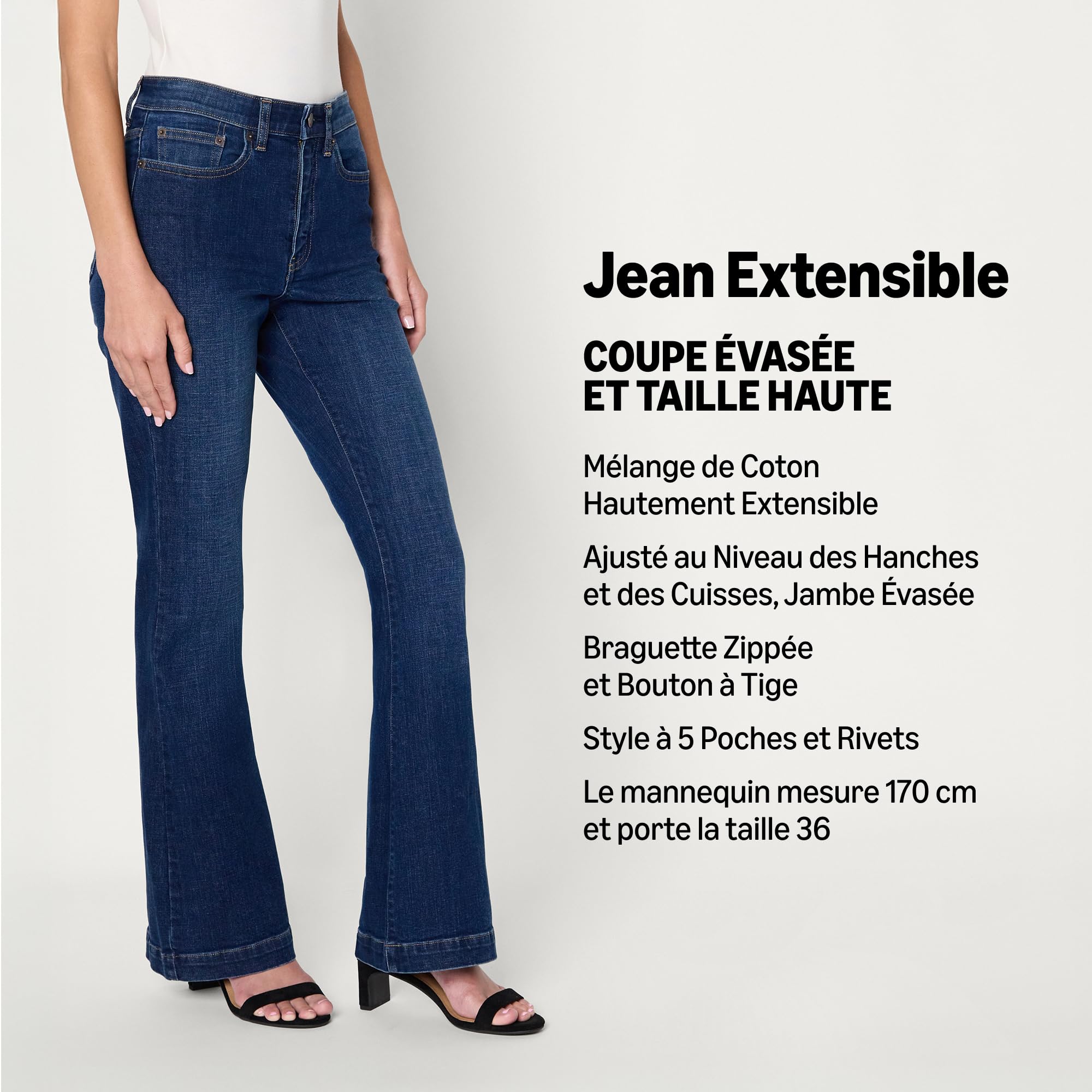 Jean bootcut Femme